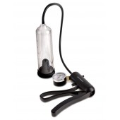 Вакуумная мужская помпа с датчиком давления Pro-Gauge Power Pump - Pipedream - в Красногорске купить с доставкой
