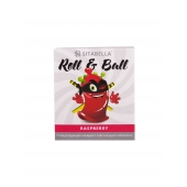 Стимулирующий презерватив-насадка Roll   Ball Raspberry - Sitabella - купить с доставкой в Красногорске