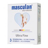 Ультратонкие презервативы Masculan Ultra Fine с обильной смазкой - 3 шт. - Masculan - купить с доставкой в Красногорске