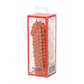 Телесная насадка на фаллос с бугорками KOKOS Extreme Sleeve 10 - 15,8 см. - KOKOS - в Красногорске купить с доставкой
