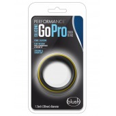 Черно-желтое силиконовое эрекционное кольцо Silicone Go Pro Cock Ring - Blush Novelties - в Красногорске купить с доставкой
