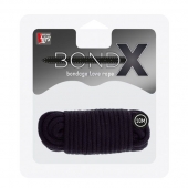 Черная веревка для связывания BONDX LOVE ROPE - 10 м. - Dream Toys - купить с доставкой в Красногорске