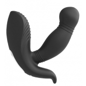 Черный вибромассажер простаты PROSTATE HERO - Dream Toys - в Красногорске купить с доставкой