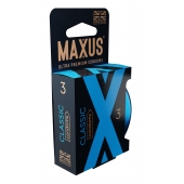 Классические презервативы в железном кейсе MAXUS Classic - 3 шт. - Maxus - купить с доставкой в Красногорске