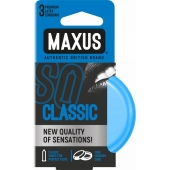 Классические презервативы в железном кейсе MAXUS Classic - 3 шт. - Maxus - купить с доставкой в Красногорске