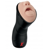 Мастурбатор-ротик Deep Throat Vibrating Stroker - Pipedream - в Красногорске купить с доставкой