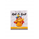 Стимулирующий презерватив-насадка Roll   Ball Banana - Sitabella - купить с доставкой в Красногорске