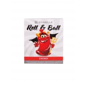 Стимулирующий презерватив-насадка Roll   Ball Cherry - Sitabella - купить с доставкой в Красногорске