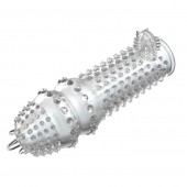 Закрытая прозрачная насадка Crystal sleeve - 14,2 см. - Erowoman-Eroman - в Красногорске купить с доставкой