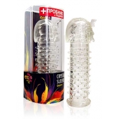 Закрытая прозрачная насадка на пенис Crystal Sleeve Faraon - 13,5 см. - Erowoman-Eroman - в Красногорске купить с доставкой