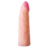 Фаллическая насадка на трусики харнесс - 17,5 см. - LOVETOY (А-Полимер) - купить с доставкой в Красногорске