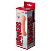 Телесная насадка на Harness с коннектором RED LINE - 13 см. - LOVETOY (А-Полимер) - купить с доставкой в Красногорске