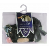 Черный пояс-трусики с двумя насадками Soft-Dolli - 16,5 и 10,5 см. - LOVETOY (А-Полимер) - купить с доставкой в Красногорске