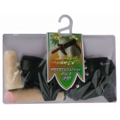 Черный пояс-трусики с двумя насадками  Экзотик-Linda  - 15,5 и 10,5 см. - LOVETOY (А-Полимер) - купить с доставкой в Красногорске