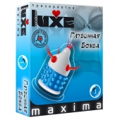 Презерватив LUXE Maxima  Глубинная бомба  - 1 шт. - Luxe - купить с доставкой в Красногорске