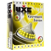 Презерватив LUXE  Exclusive  Кричащий банан  - 1 шт. - Luxe - купить с доставкой в Красногорске