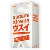 Ультратонкие презервативы Sagami Xtreme SUPERTHIN - 15 шт. - Sagami - купить с доставкой в Красногорске