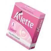 Ультратонкие презервативы Arlette Light - 3 шт. - Arlette - купить с доставкой в Красногорске