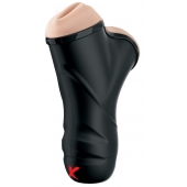 Мастурбатор в колбе с двумя тоннелями Double Penetration Vibrating Stroker - Pipedream - в Красногорске купить с доставкой