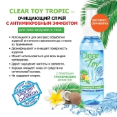 Очищающий спрей для игрушек CLEAR TOY Tropic - 100 мл. - Биоритм - купить с доставкой в Красногорске