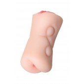 Телесный двусторонний мастурбатор Rich Fruit - вагина и анус - ToyFa - в Красногорске купить с доставкой