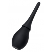 Черный силиконовый анальный душ A-toys с гладким наконечником - A-toys - купить с доставкой в Красногорске