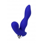 Синий силиконовый вибростимулятор простаты Stroman - 14,5 см. - ToyFa - в Красногорске купить с доставкой