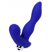 Синий силиконовый вибростимулятор простаты Stroman - 14,5 см. - ToyFa - в Красногорске купить с доставкой