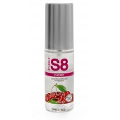 Смазка на водной основе S8 Flavored Lube со вкусом вишни - 50 мл. - Stimul8 - купить с доставкой в Красногорске