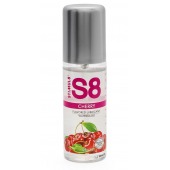 Смазка на водной основе S8 Flavored Lube со вкусом вишни - 125 мл. - Stimul8 - купить с доставкой в Красногорске