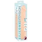 Телесная насадка-удлинитель Silicone Extension - 19 см. - Orion - в Красногорске купить с доставкой