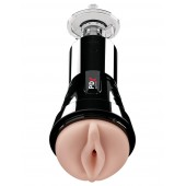 Телесный вибромастурбатор-вагина Cock Compressor Vibrating Stroker - Pipedream - в Красногорске купить с доставкой