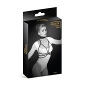 Черная упряжь на грудь Julia - Bijoux Pour Toi - купить с доставкой в Красногорске