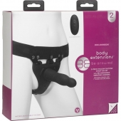 Черный полый вибрострапон Body Extensions BE Aroused - 17,78 см. - Doc Johnson - купить с доставкой в Красногорске