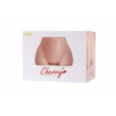 Мастурбатор-полуторс Cherry с вибрацией и двумя любовными тоннелями - KOKOS - в Красногорске купить с доставкой