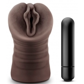 Коричневый мастурбатор-вагина Alexis - Blush Novelties - в Красногорске купить с доставкой