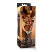 Коричневый мастурбатор-ротик Heather - Blush Novelties - в Красногорске купить с доставкой