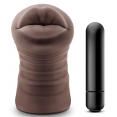 Коричневый мастурбатор-ротик Renee - Blush Novelties - в Красногорске купить с доставкой