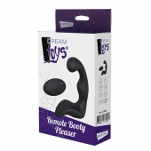 Черный вибромассажер простаты REMOTE BOOTY PLEASER - Dream Toys - в Красногорске купить с доставкой