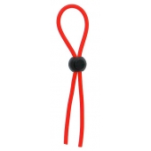 Красное эрекционное лассо с одной бусиной-утяжкой STRETCHY THIN LASSO - Dream Toys - в Красногорске купить с доставкой