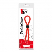 Красное эрекционное лассо с одной бусинкой-утяжкой STRETCHY THICK LASSO - Dream Toys - в Красногорске купить с доставкой