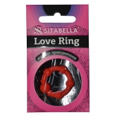 Эрекционное кольцо из киберкожи со стимулирующими бусинами - Sitabella - в Красногорске купить с доставкой