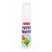Гель-смазка Tutti-frutti со вкусом сладкой мяты - 30 гр. - Биоритм - купить с доставкой в Красногорске