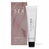 Лубрикант на водной основе Slow Sex Anal Play Gel - 30 мл. - Bijoux Indiscrets - купить с доставкой в Красногорске