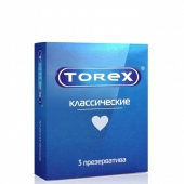 Гладкие презервативы Torex  Классические  - 3 шт. - Torex - купить с доставкой в Красногорске