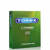Текстурированные презервативы Torex  С точками  - 3 шт. - Torex - купить с доставкой в Красногорске