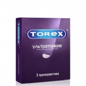 Презервативы Torex  Ультратонкие  - 3 шт. - Torex - купить с доставкой в Красногорске