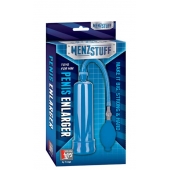 Синяя вакуумная помпа MENZSTUFF PENIS ENLARGER - Dream Toys - в Красногорске купить с доставкой