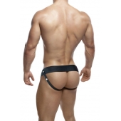 Черный мужской страпон DR. SKIN 6INCH HOLLOW STRAP ON - 16 см. - Blush Novelties - купить с доставкой в Красногорске