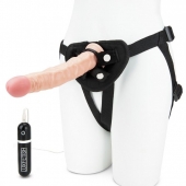Регулируемые трусики с вибрирующей насадкой - 21 см. - Lux Fetish - купить с доставкой в Красногорске